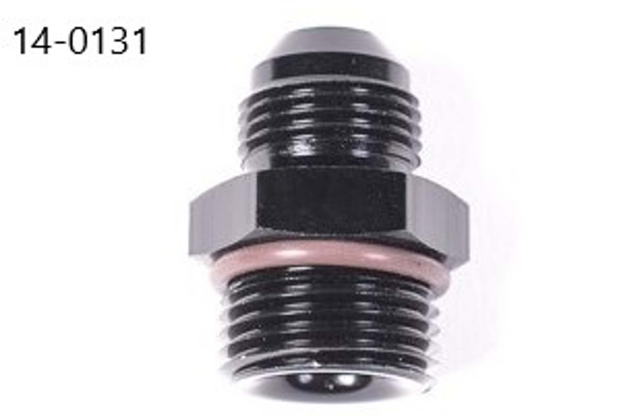 Radium 10AN ORB To 8AN Male Fitting, Black