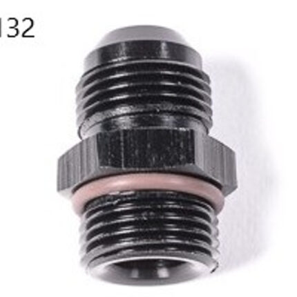 Radium 10AN ORB To 10AN Male Fitting, Black