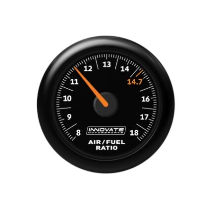 Innovate Analog MTX-AL Air/Fuel Ratio Gauge Kit, Black Dial
