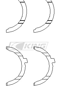 King Thrust Bearing TOYOTA 1JZ/2JZ