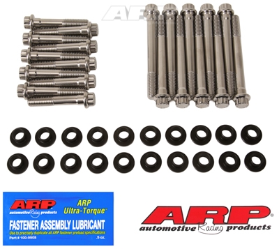 SB Ford w/W heads. SS 12pt head bolt kit