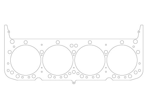Athena Head Gasket V8 SBC 262,265,283 TH.0,7mm D105,791mm - Image 4