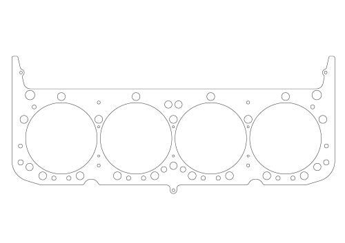Athena Head Gasket V8 SBC 262,265,283 TH1,7mm D106,68mm - Image 4