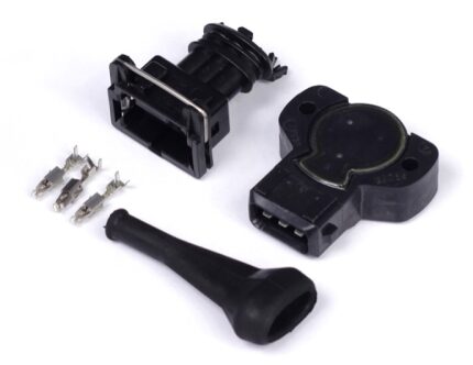 Haltech Throttle Pos. Sensor -Black CCW Rotation 8mm D-Shaft