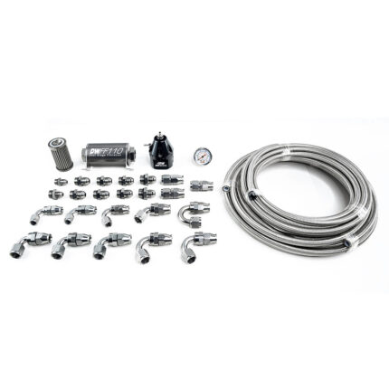 Deatschwerks X2 Series Pump Module 10AN PTFE Plumbing Kit for 2011-19 Ford Mustang