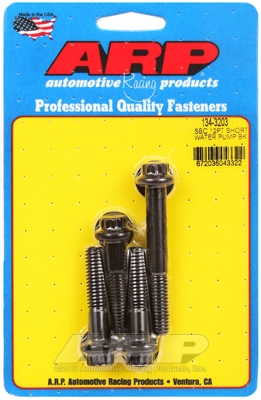 SB Chevy 12pt short waterpump bolt kit