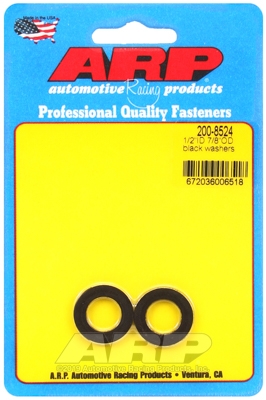 "1/2"ID 7/8"OD .120"TH black washers" (2pcs)