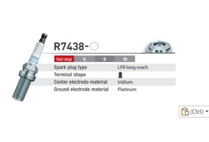 NGK Racing Spark Plug M14 x 26.5mm (Hex 16.0mm)