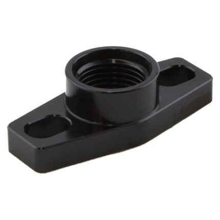 Turbosmart Billet Turbo Drain adapter with Silicon O-ring. 38 - 44mm slotted hole centre - small frame universal fit.