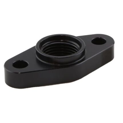 Turbosmart Billet Turbo Drain adapter with Silicon O-ring. 50.8mm Mounting Holes - T3/T4 style fit.