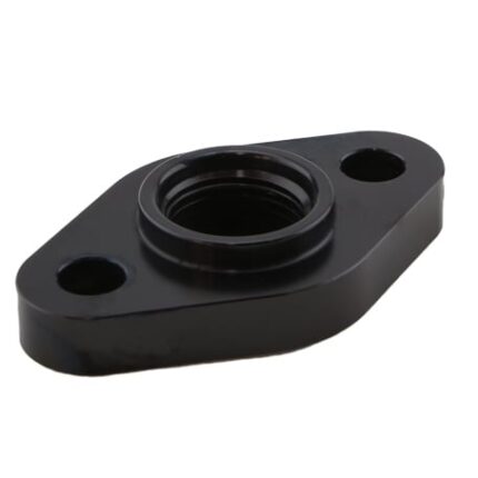 Turbosmart Billet Turbo Drain adapter with Silicon O-ring. 52.4mm mounting hole center - Large frame universal fit.