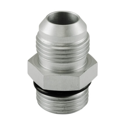 Turbosmart Fitting -10 AN Flare to -10 AN ORB Male Straight - Silver