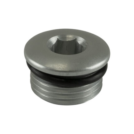 Turbosmart Fitting -8 AN ORB Blank - Silver