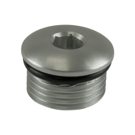 Turbosmart Fitting -10 AN ORB Blank - Silver