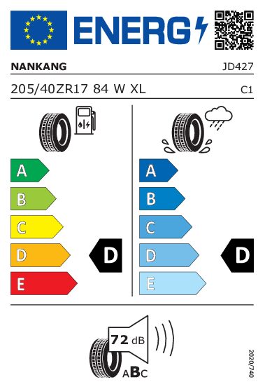 Nankang AR-1 205/40ZR17 84W - Image 2