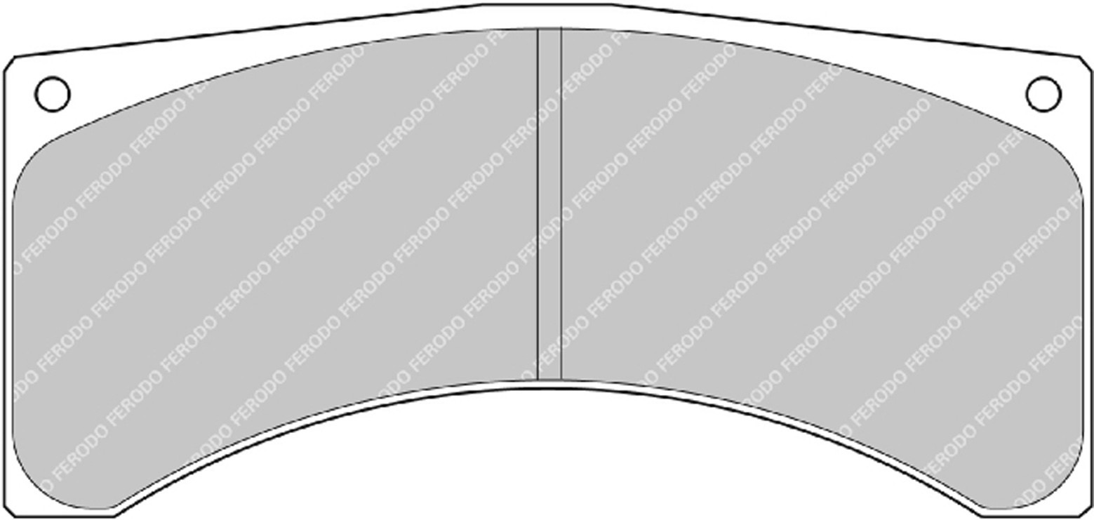 FER-FRP3032Z - Ferodo DS UNO Brake Pads; - Image 2