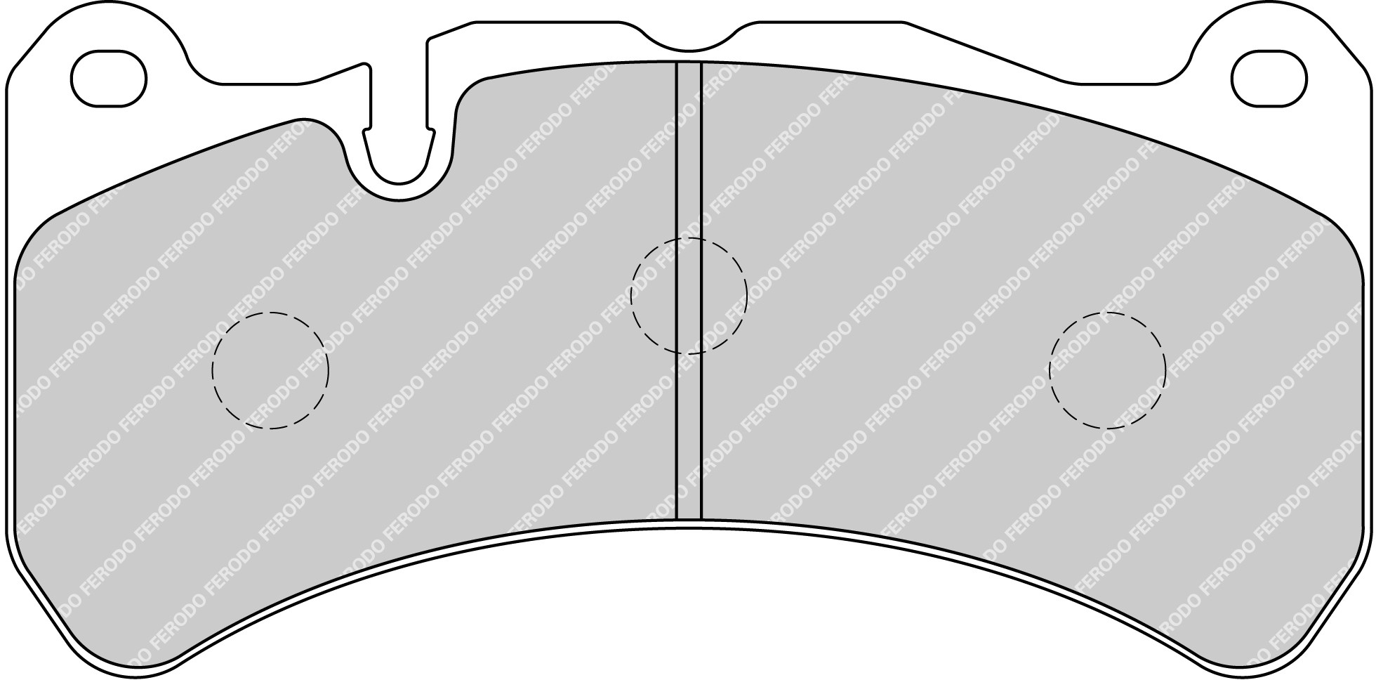 FER-FRP3100H - Ferodo DS2500 Brake Pads; Front - Image 2