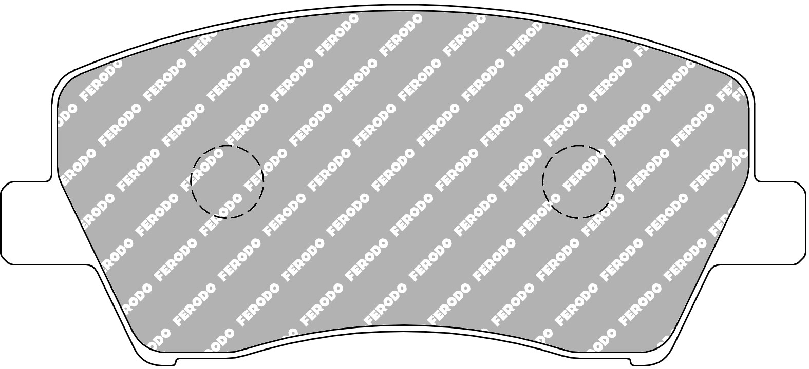 FER-FRP3158G - Ferodo DS3.12 Brake Pads; Front - Image 2