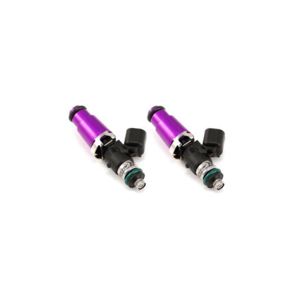 Injector Dynamics ID1050x, for 79-86 RX-7. 14mm (purple) adaptors. -204 / 14mm lower o-rings. Set of 2.